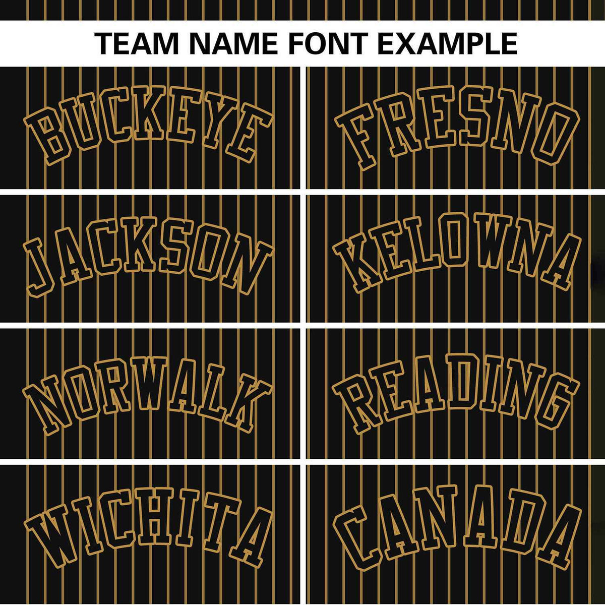 Custom Black Old Gold Stripe Fashion Authentic Two-Button Softball Jersey