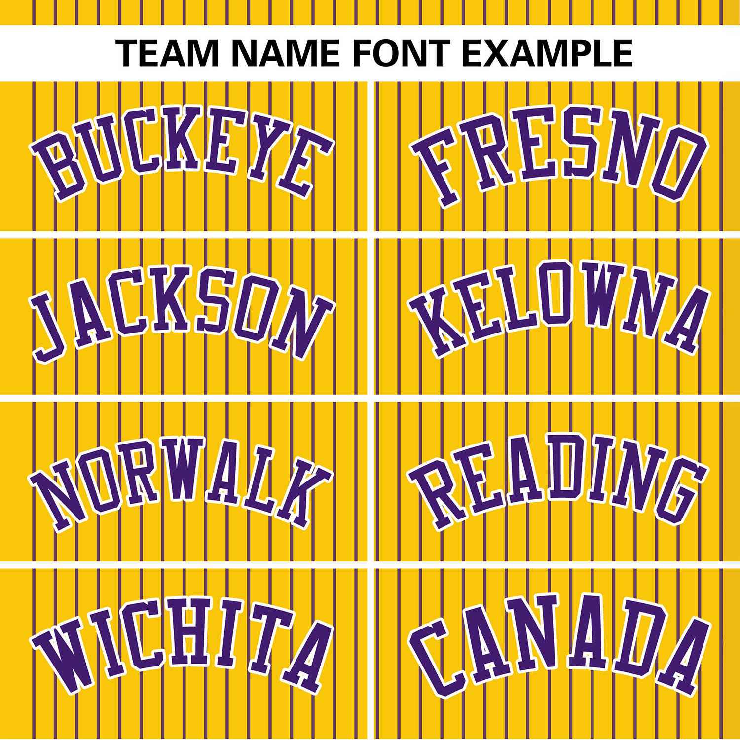 Custom Gold Purple Stripe Fashion Authentic Two-Button Softball Jersey