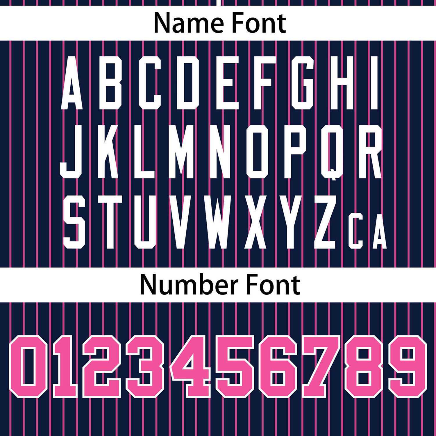 Custom Navy Pink Stripe Fashion Authentic Two-Button Softball Jersey