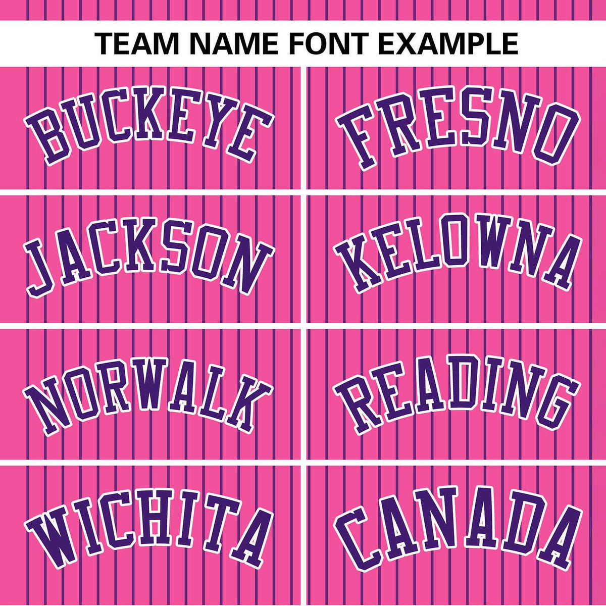 Custom Pink Purple Stripe Fashion Authentic Two-Button Softball Jersey