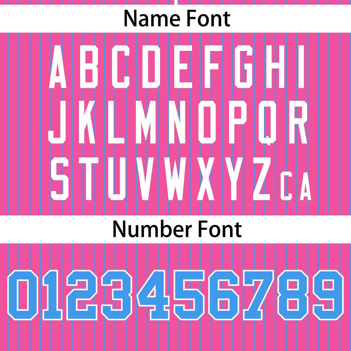 Custom Pink Powder Blue Stripe Fashion Authentic Two-Button Softball Jersey