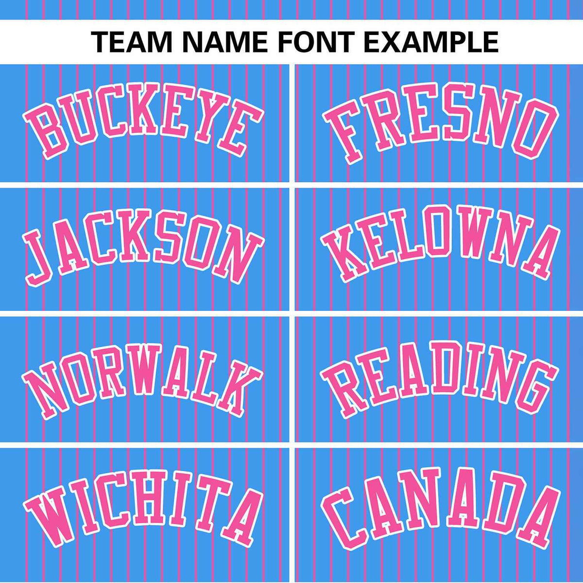 Custom Powder Blue Pink Stripe Fashion Authentic Two-Button Softball Jersey