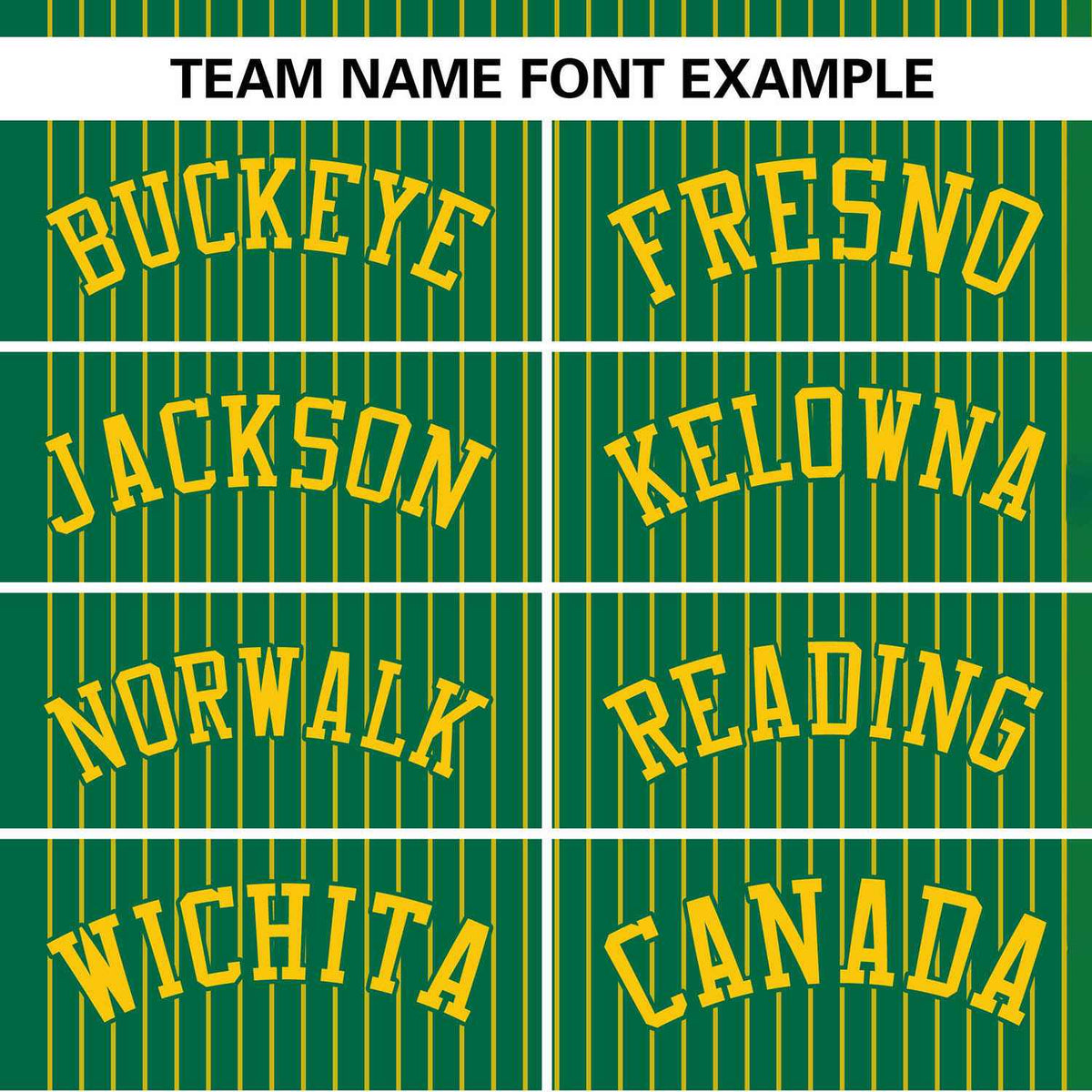 Custom Kelly Green Gold Stripe Fashion Authentic Two-Button Softball Jersey