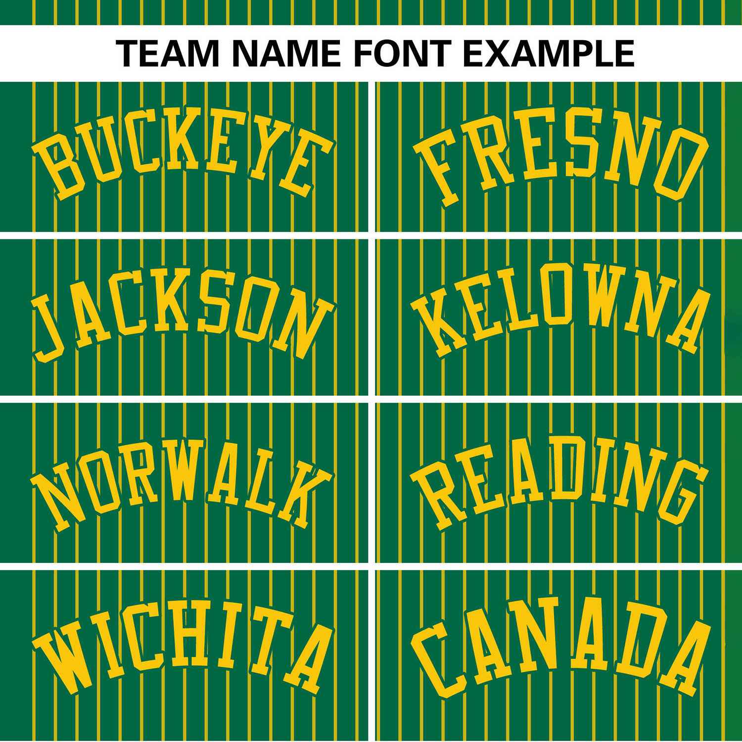 Custom Kelly Green Gold Stripe Fashion Authentic Two-Button Softball Jersey