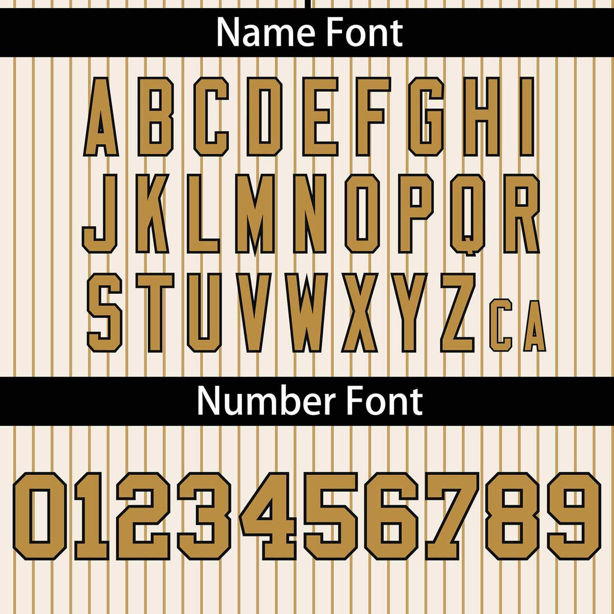 Custom Cream Old Gold Stripe Fashion Authentic Two-Button Softball Jersey