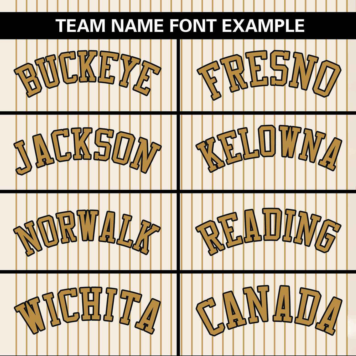 Custom Cream Old Gold Stripe Fashion Authentic Two-Button Softball Jersey