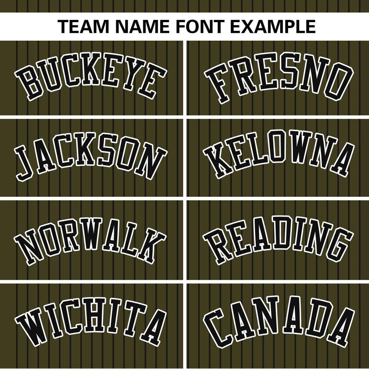 Custom Olive Black Stripe Fashion Authentic Two-Button Softball Jersey