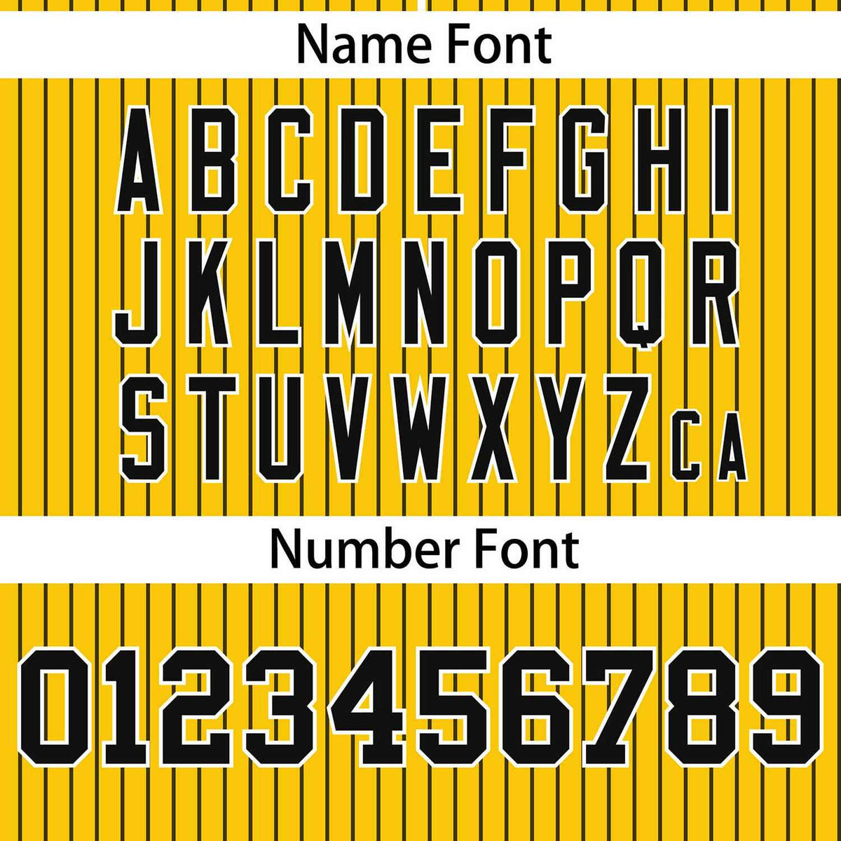 Custom Gold Black Stripe Fashion Authentic Two-Button Softball Jersey