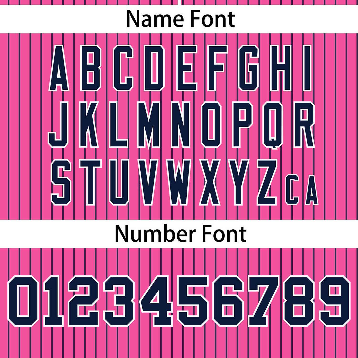 Custom Pink Navy Stripe Fashion Authentic Two-Button Softball Jersey