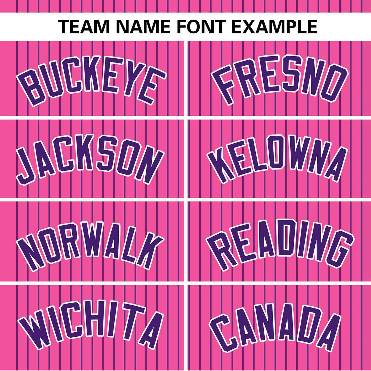 Custom Pink Purple Stripe Fashion Authentic Two-Button Softball Jersey