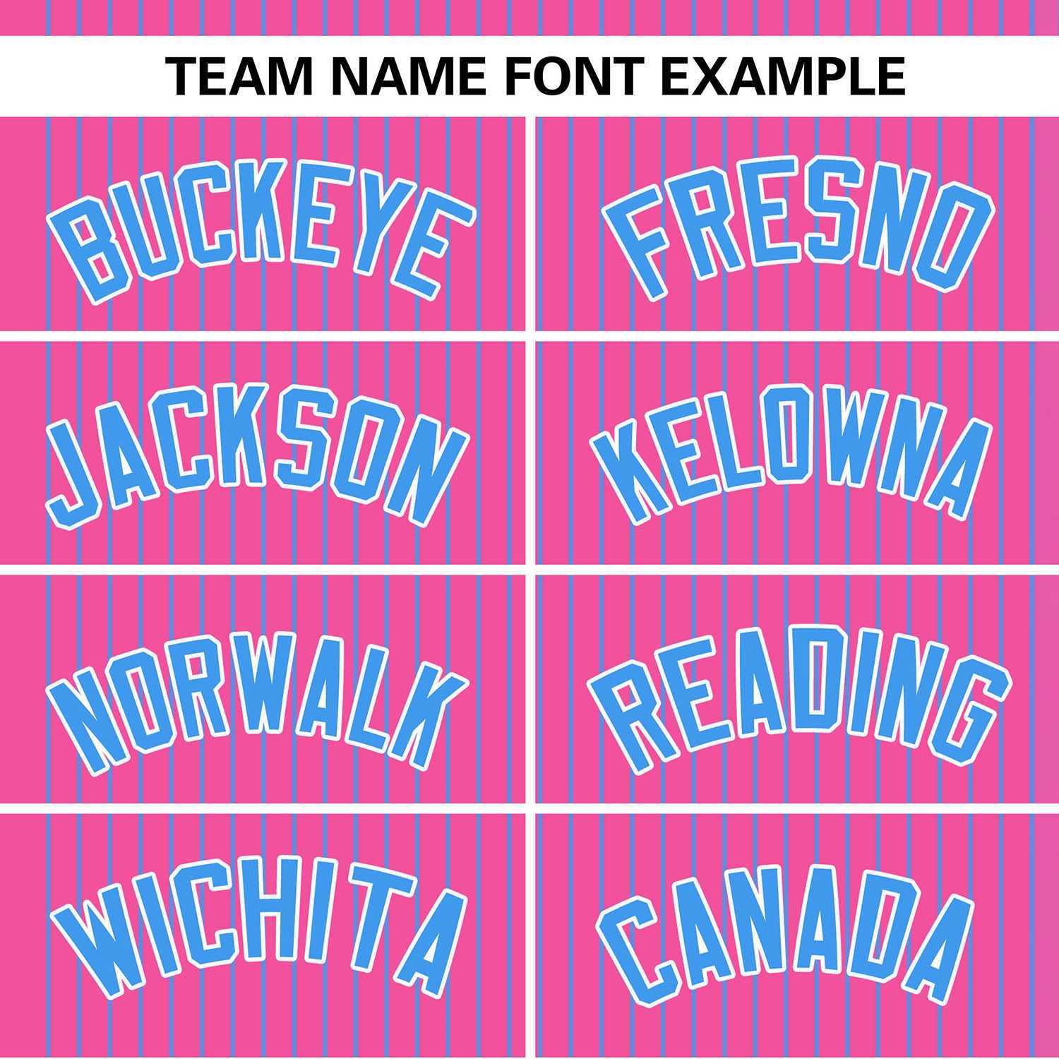 Custom Pink Powder Blue Stripe Fashion Authentic Two-Button Softball Jersey