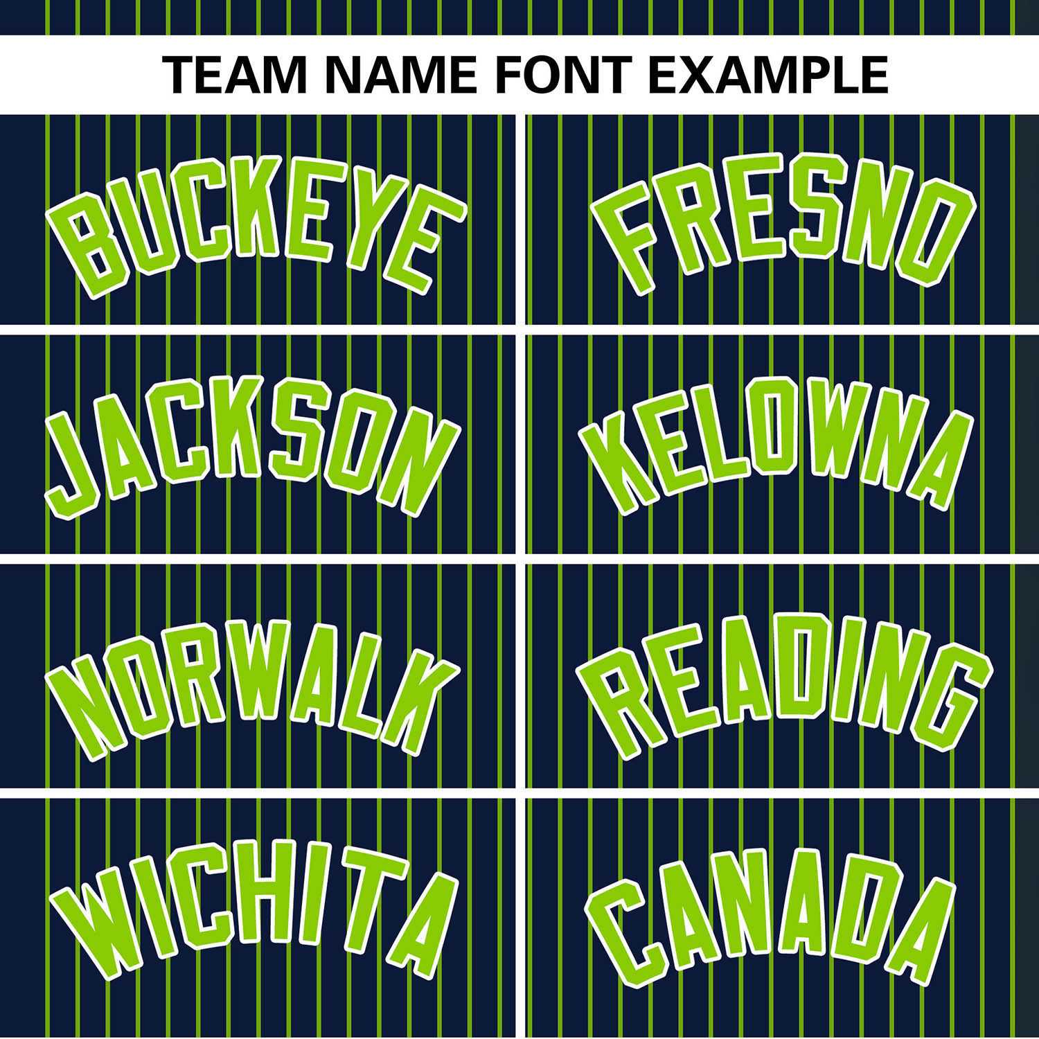 Custom Navy Neon Green Stripe Fashion Authentic Two-Button Softball Jersey