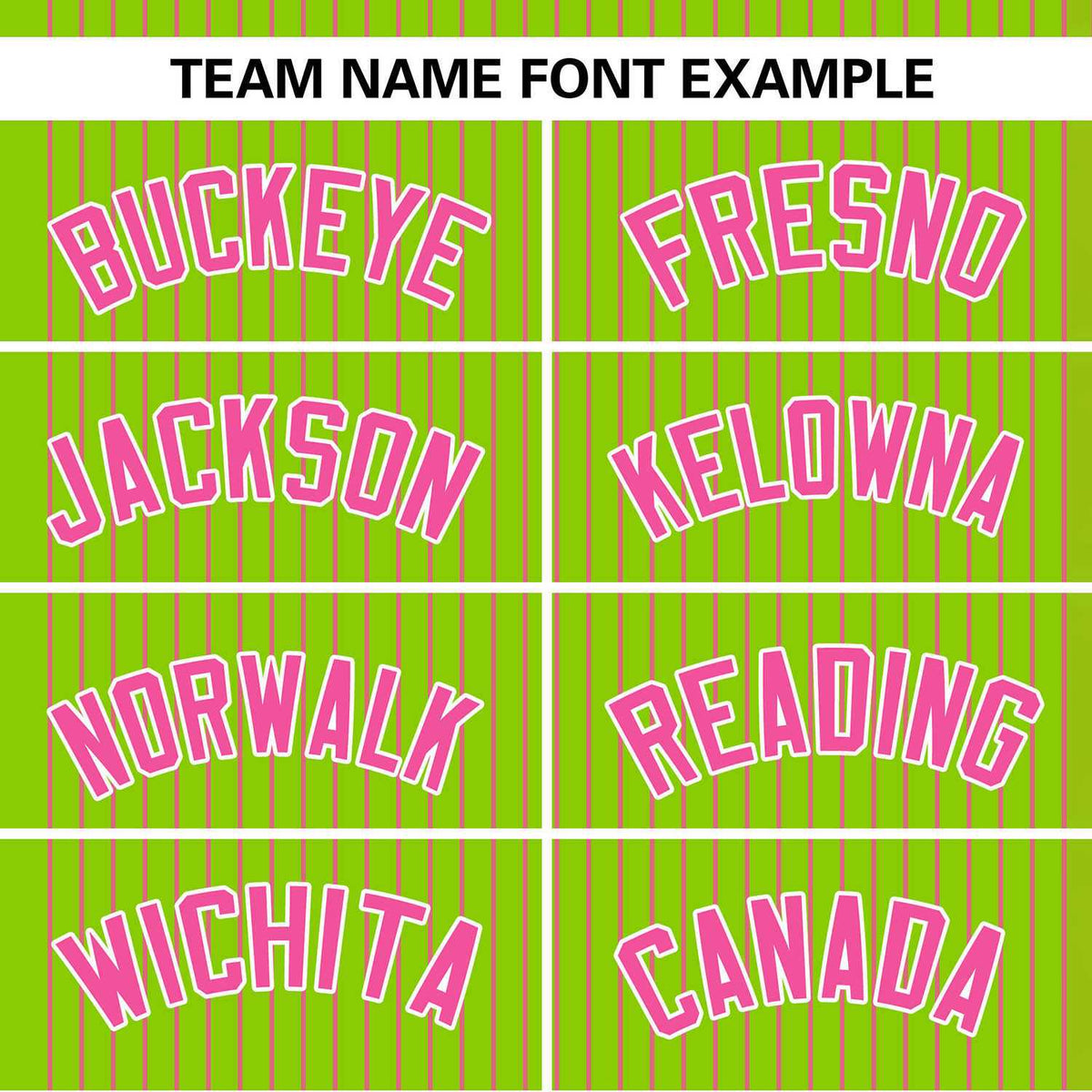 Custom Neon Green Pink Stripe Fashion Authentic Two-Button Softball Jersey