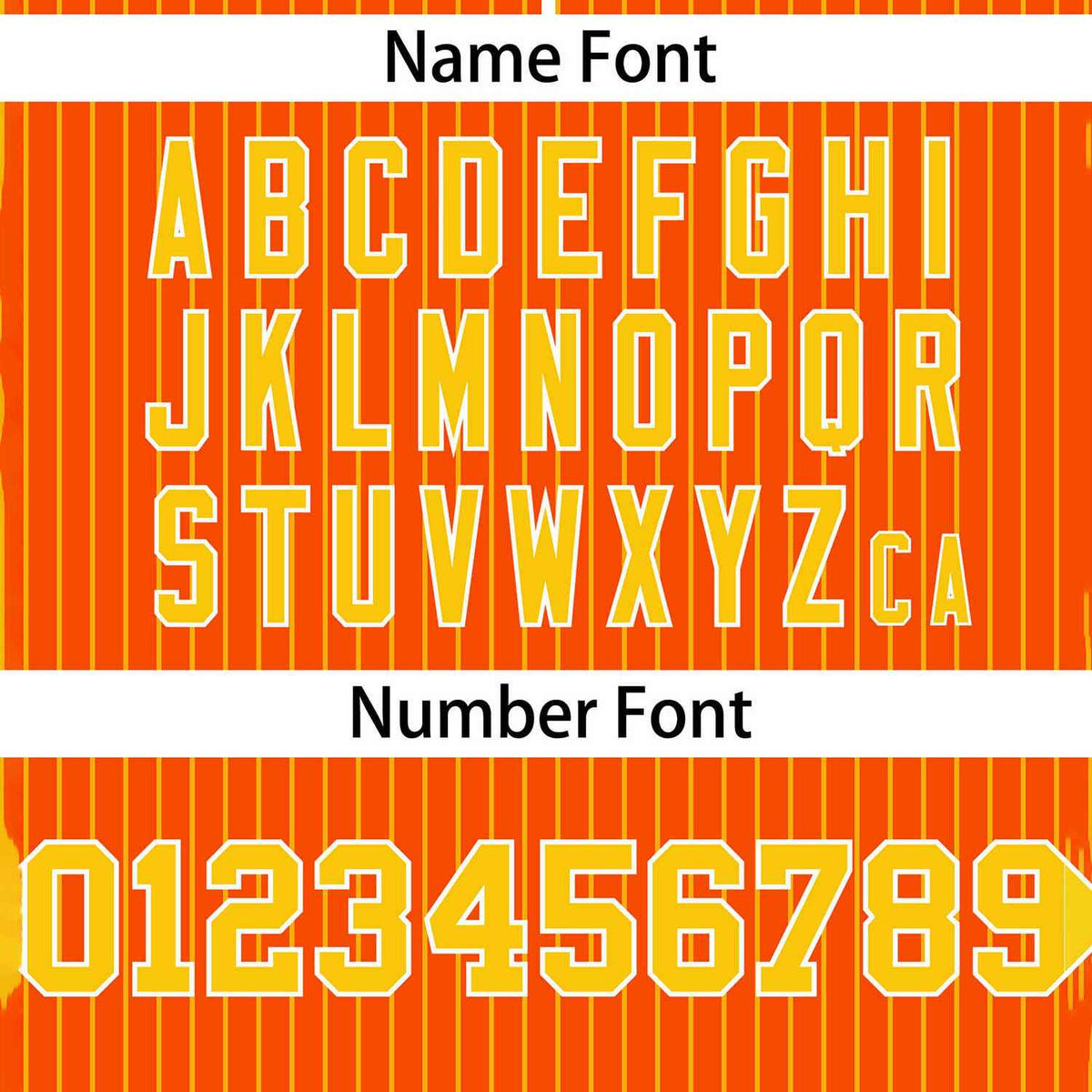 Custom Orange Gold Stripe Fashion Authentic Two-Button Softball Jersey