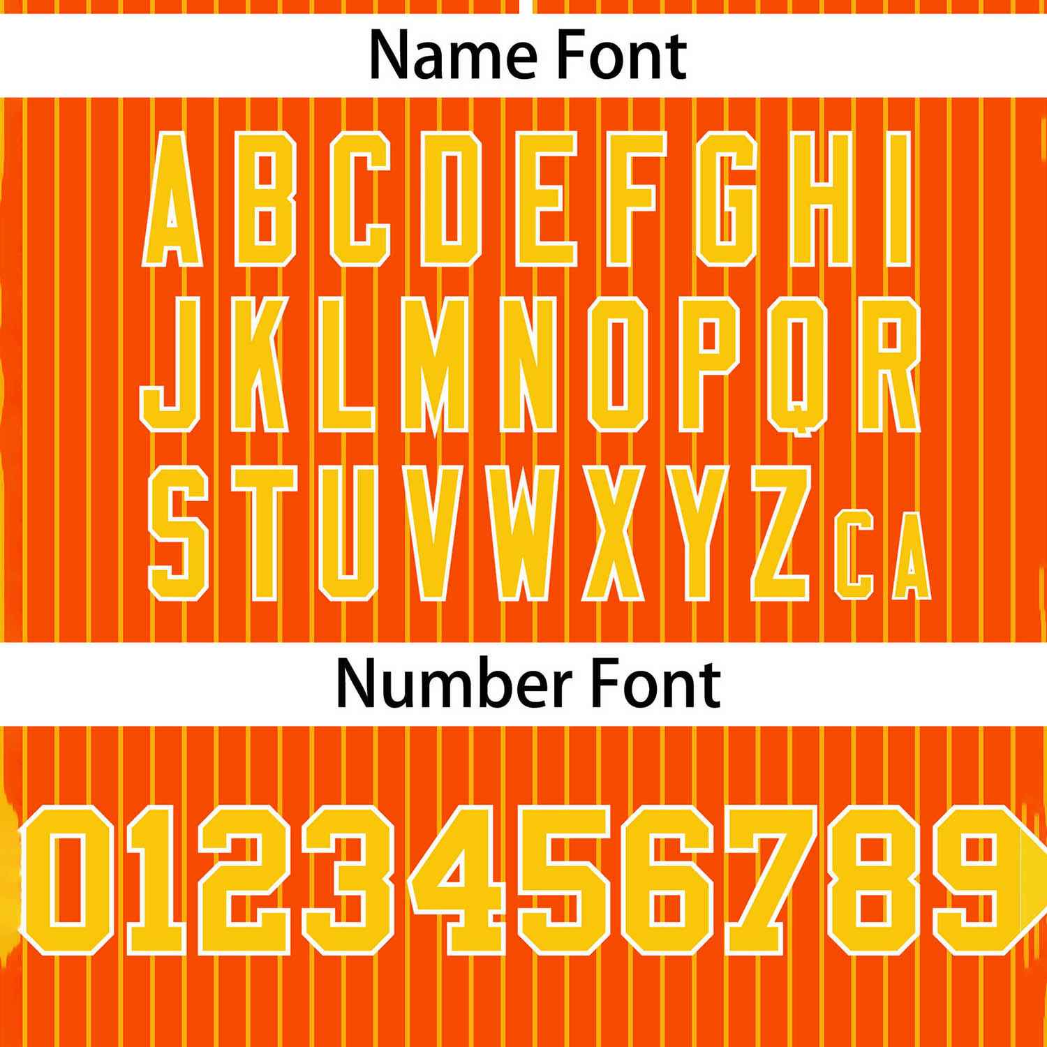 Custom Orange Gold Stripe Fashion Authentic Two-Button Softball Jersey