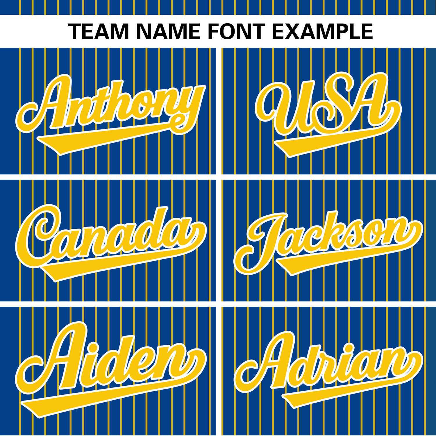Custom Royal Gold Stripe Fashion Authentic Two-Button Softball Jersey