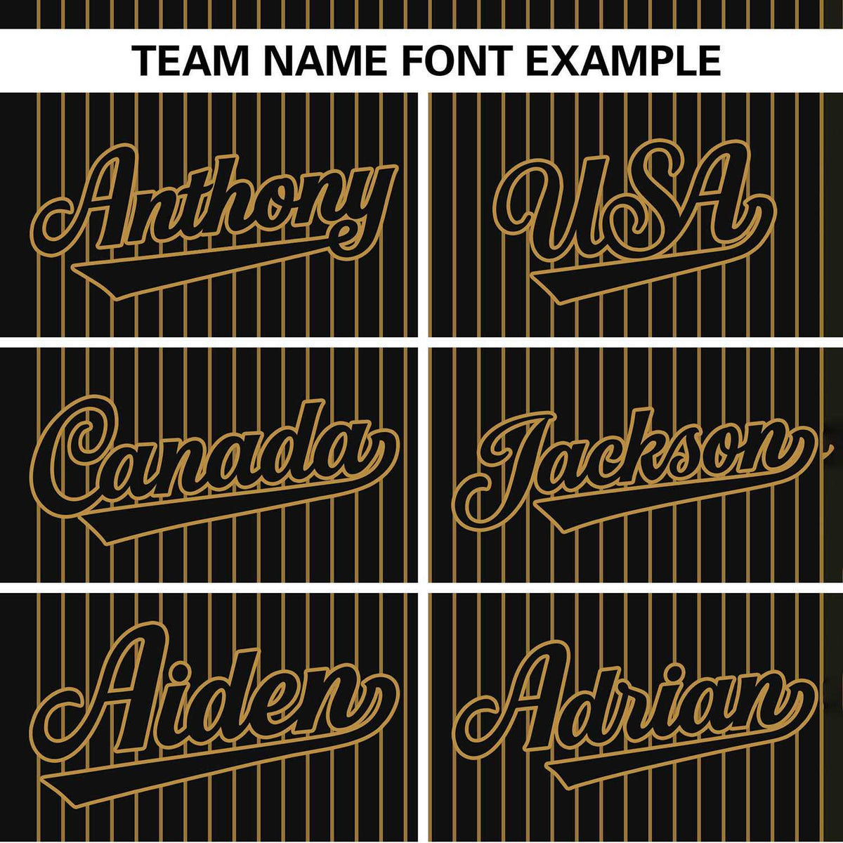 Custom Black Old Gold Stripe Fashion Authentic Two-Button Softball Jersey