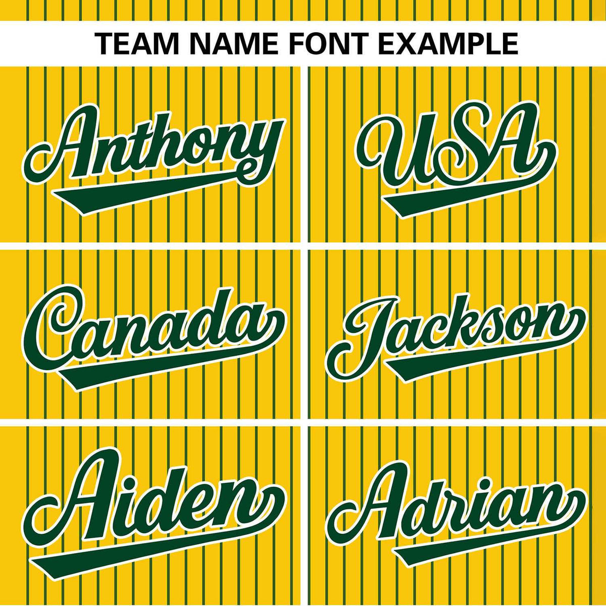 Custom Gold Green Stripe Fashion Authentic Two-Button Softball Jersey