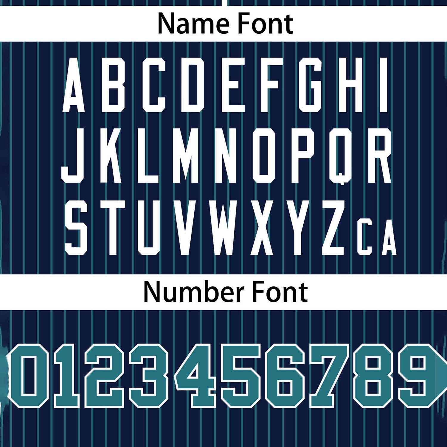 Custom Navy Aqua Stripe Fashion Authentic Two-Button Softball Jersey