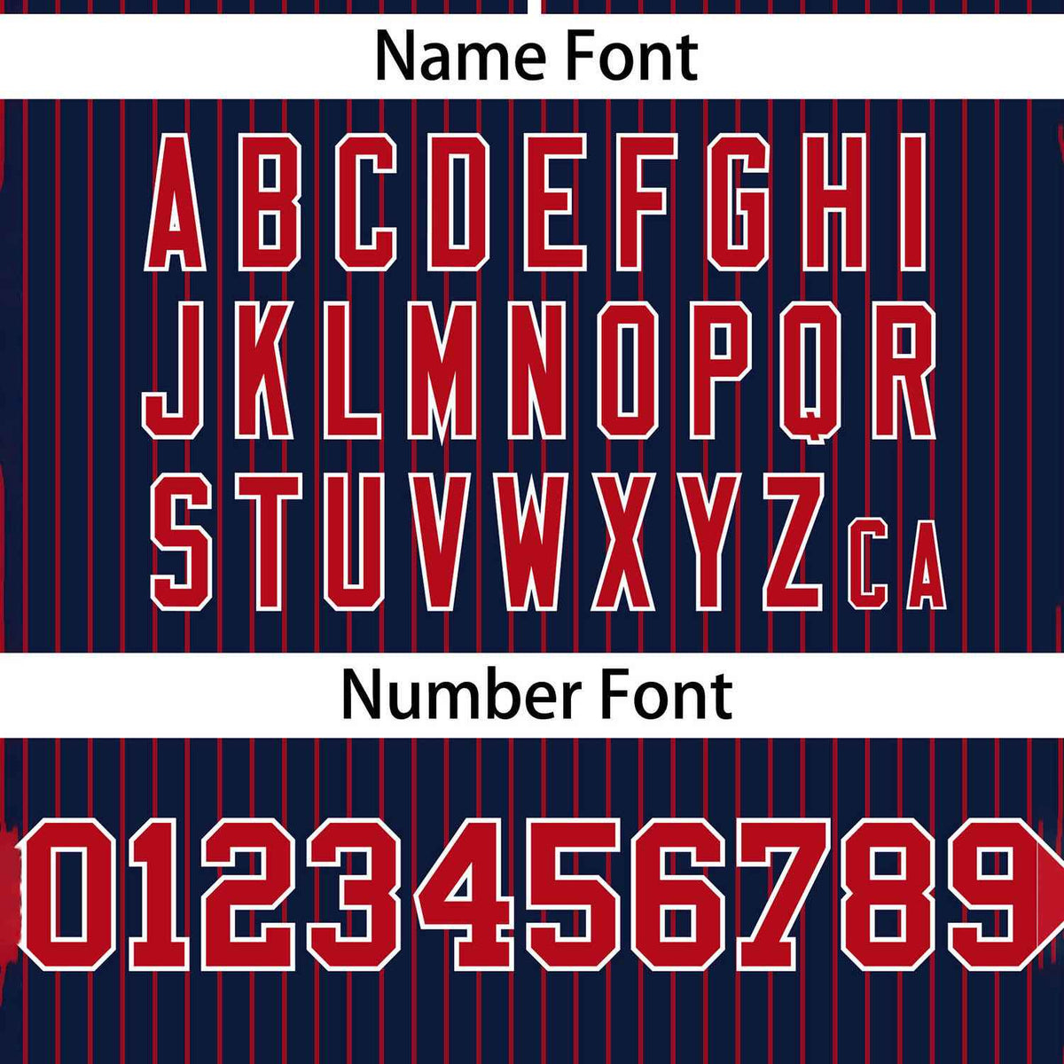 Custom Navy Red Stripe Fashion Authentic Two-Button Softball Jersey