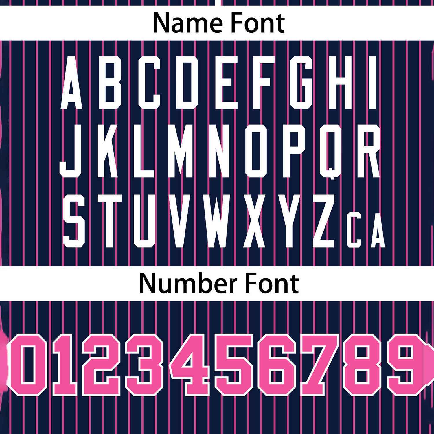 Custom Navy Pink Stripe Fashion Authentic Two-Button Softball Jersey