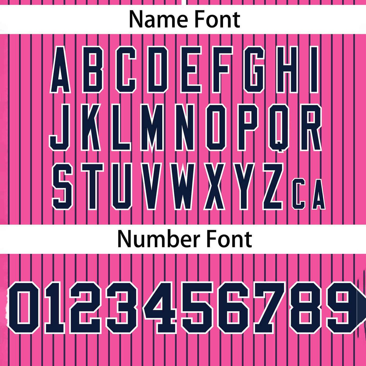 Custom Pink Navy Stripe Fashion Authentic Two-Button Softball Jersey