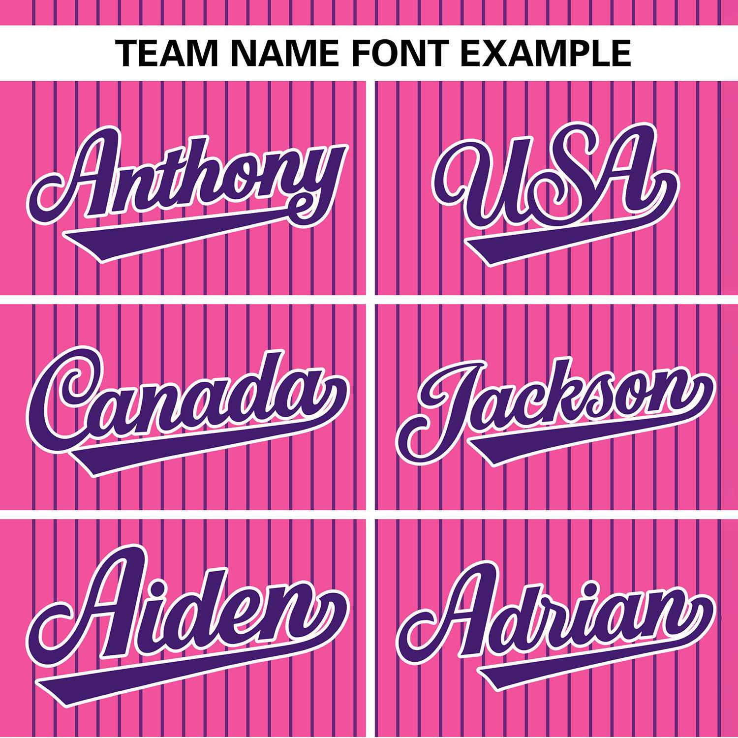 Custom Pink Purple Stripe Fashion Authentic Two-Button Softball Jersey