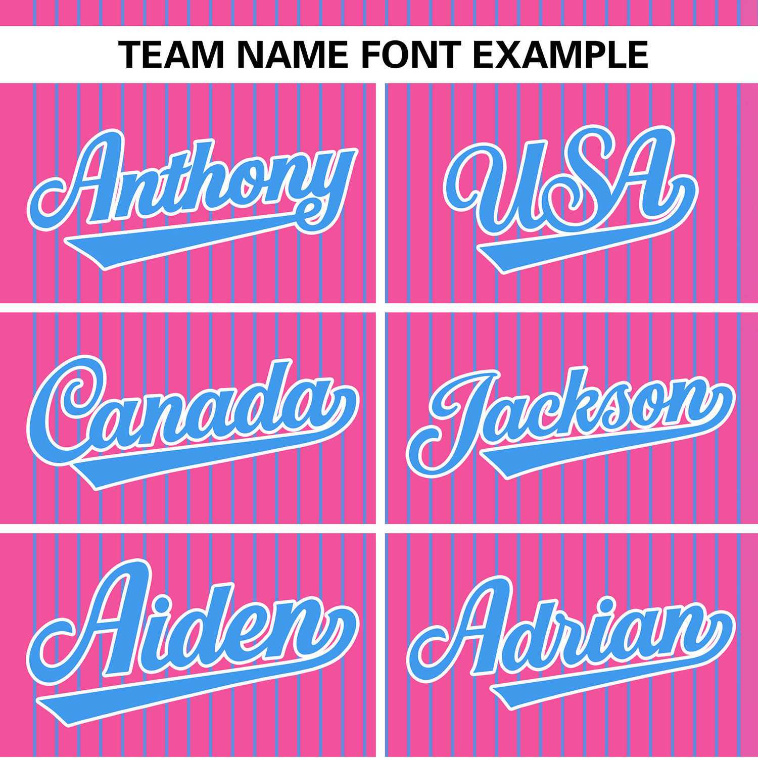 Custom Pink Powder Blue Stripe Fashion Authentic Two-Button Softball Jersey