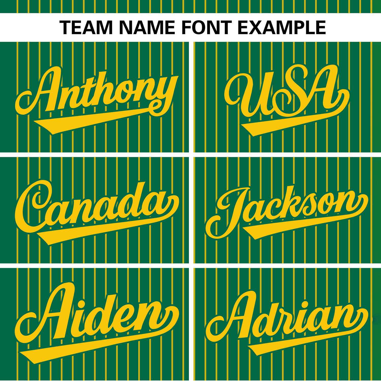 Custom Kelly Green Gold Stripe Fashion Authentic Two-Button Softball Jersey
