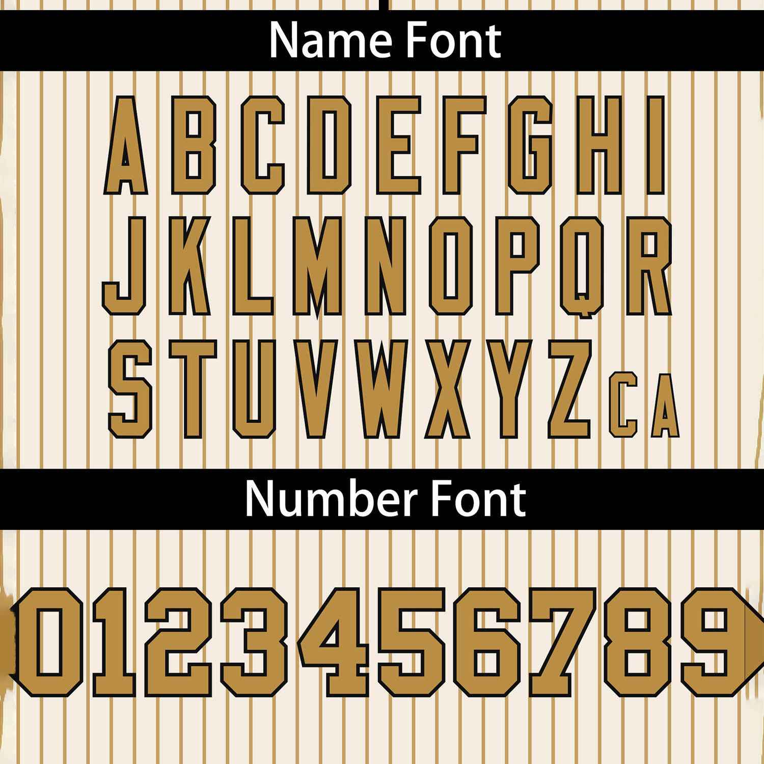 Custom Cream Old Gold Stripe Fashion Authentic Two-Button Softball Jersey