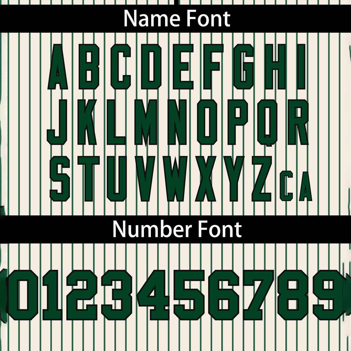 Custom Cream Green Stripe Fashion Authentic Two-Button Softball Jersey