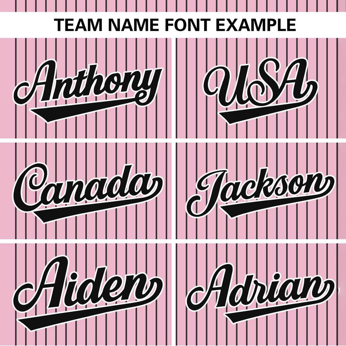 Custom Light Pink Black Stripe Fashion Authentic Two-Button Softball Jersey