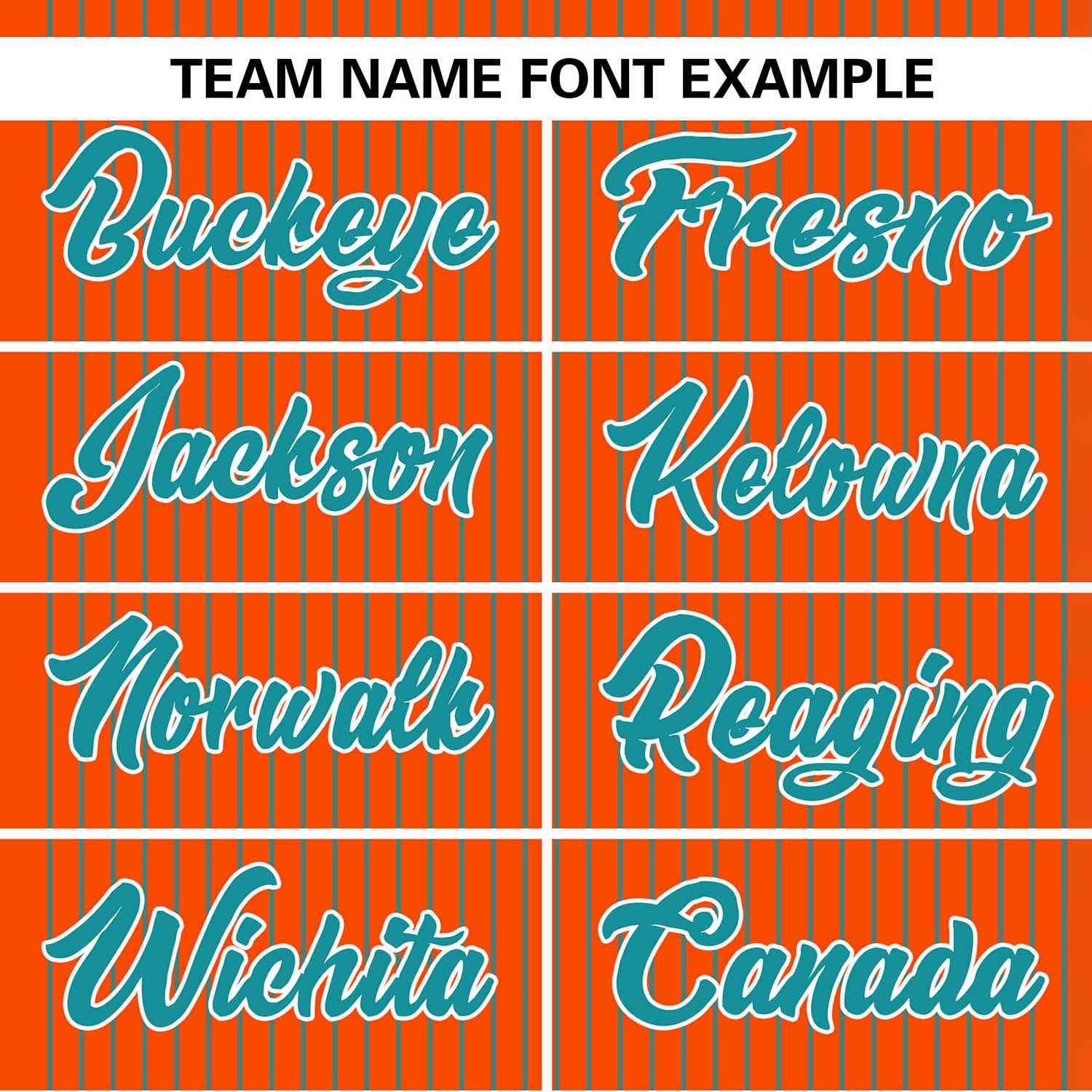 Custom Orange Aqua Stripe Fashion Authentic Two-Button Softball Jersey