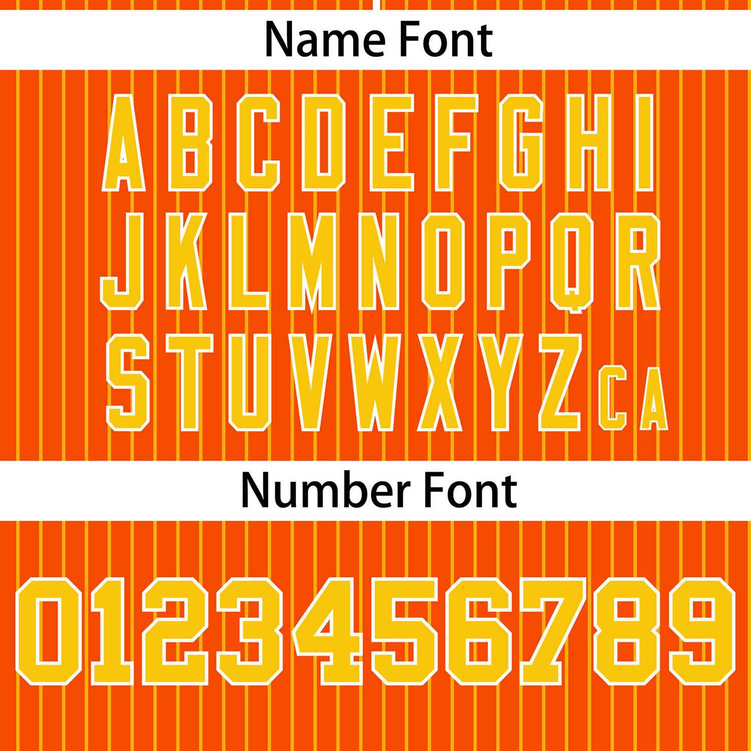 Custom Orange Gold Stripe Fashion Authentic Two-Button Softball Jersey