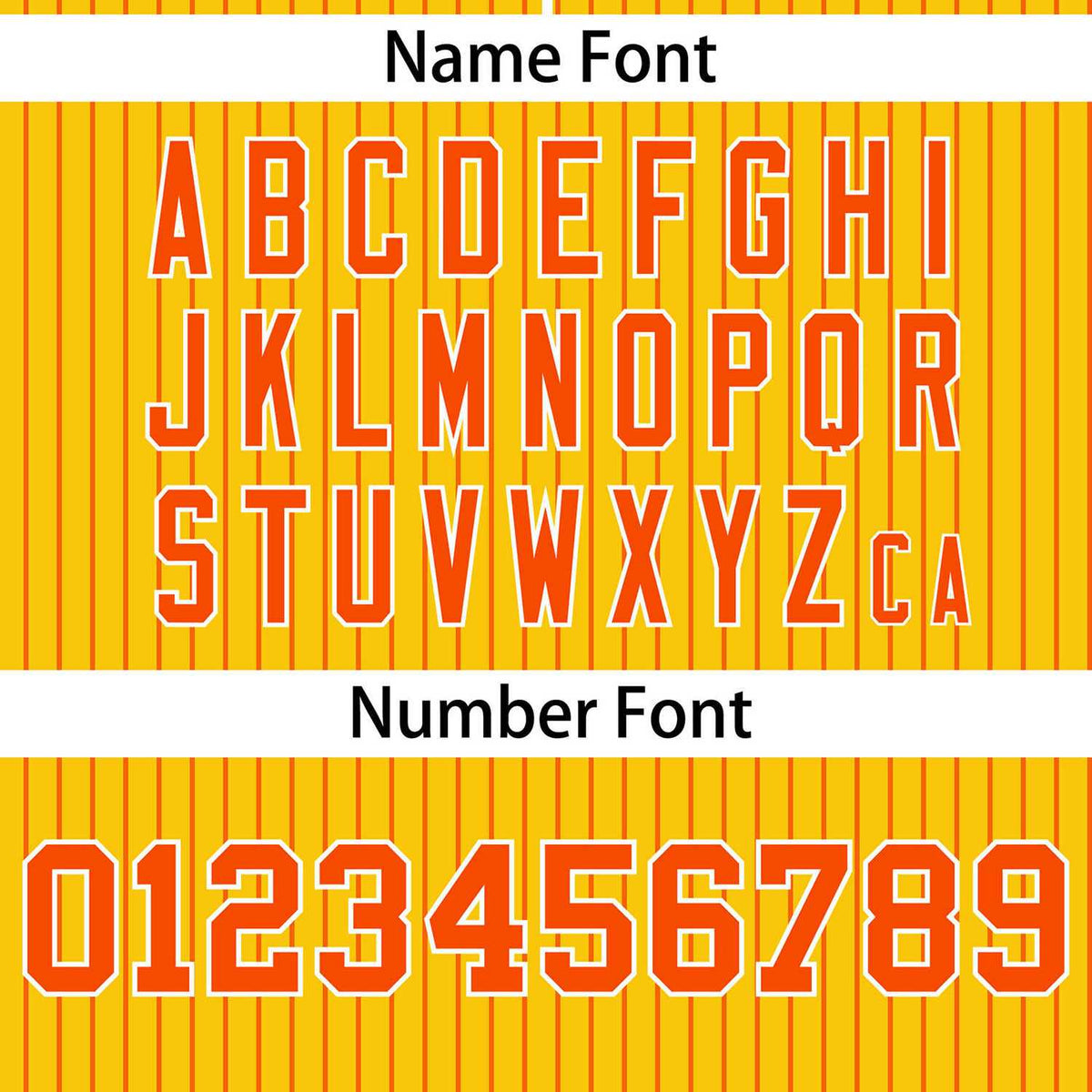 Custom Gold Orange Stripe Fashion Authentic Two-Button Softball Jersey