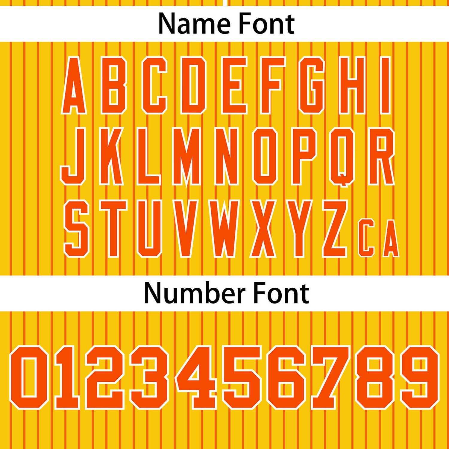 Custom Gold Orange Stripe Fashion Authentic Two-Button Softball Jersey