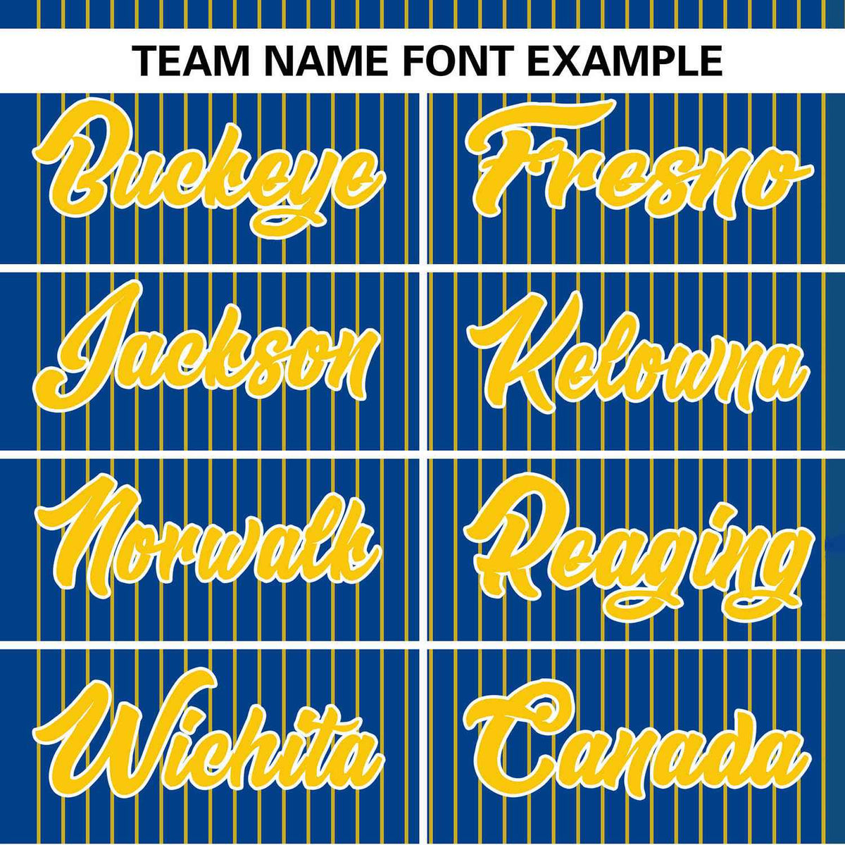 Custom Royal Gold Stripe Fashion Authentic Two-Button Softball Jersey