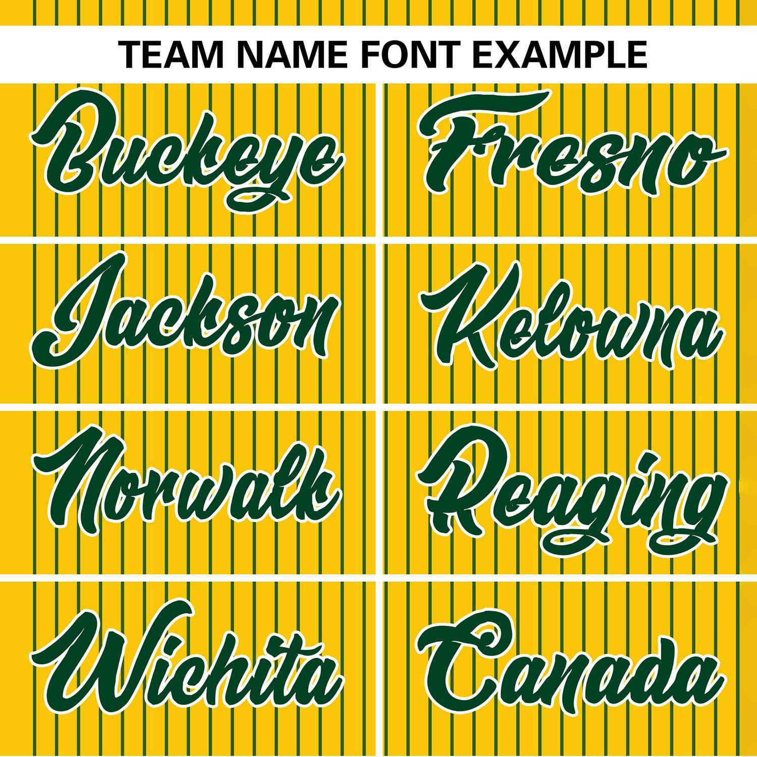 Custom Gold Green Stripe Fashion Authentic Two-Button Softball Jersey