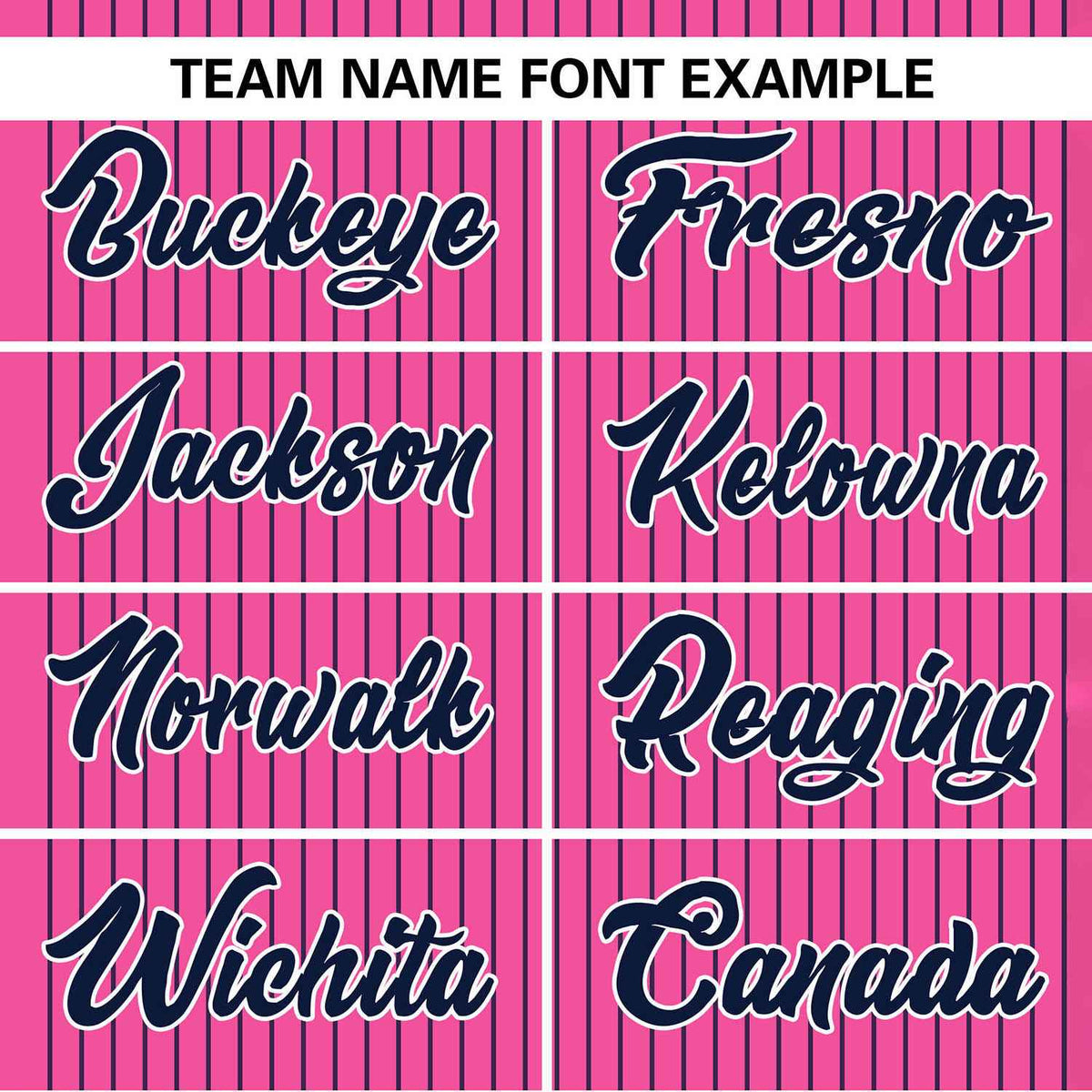 Custom Pink Navy Stripe Fashion Authentic Two-Button Softball Jersey