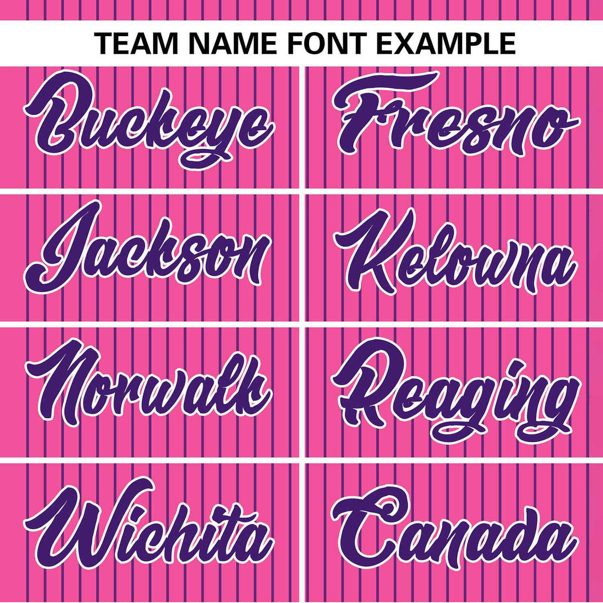 Custom Pink Purple Stripe Fashion Authentic Two-Button Softball Jersey