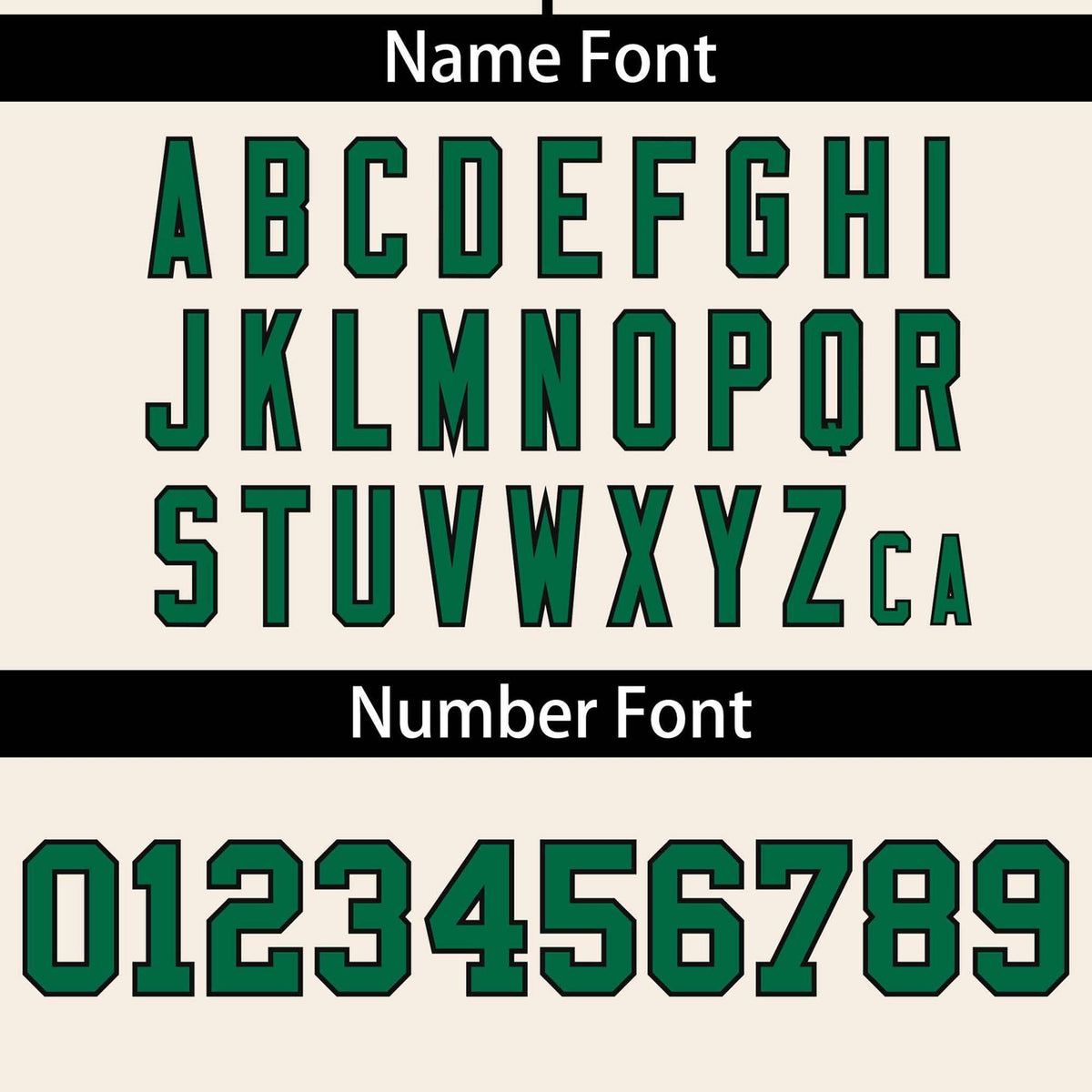 Custom Cream Black-Kelly Green Color Block Personalized Authentic Two-Button Softball Jersey