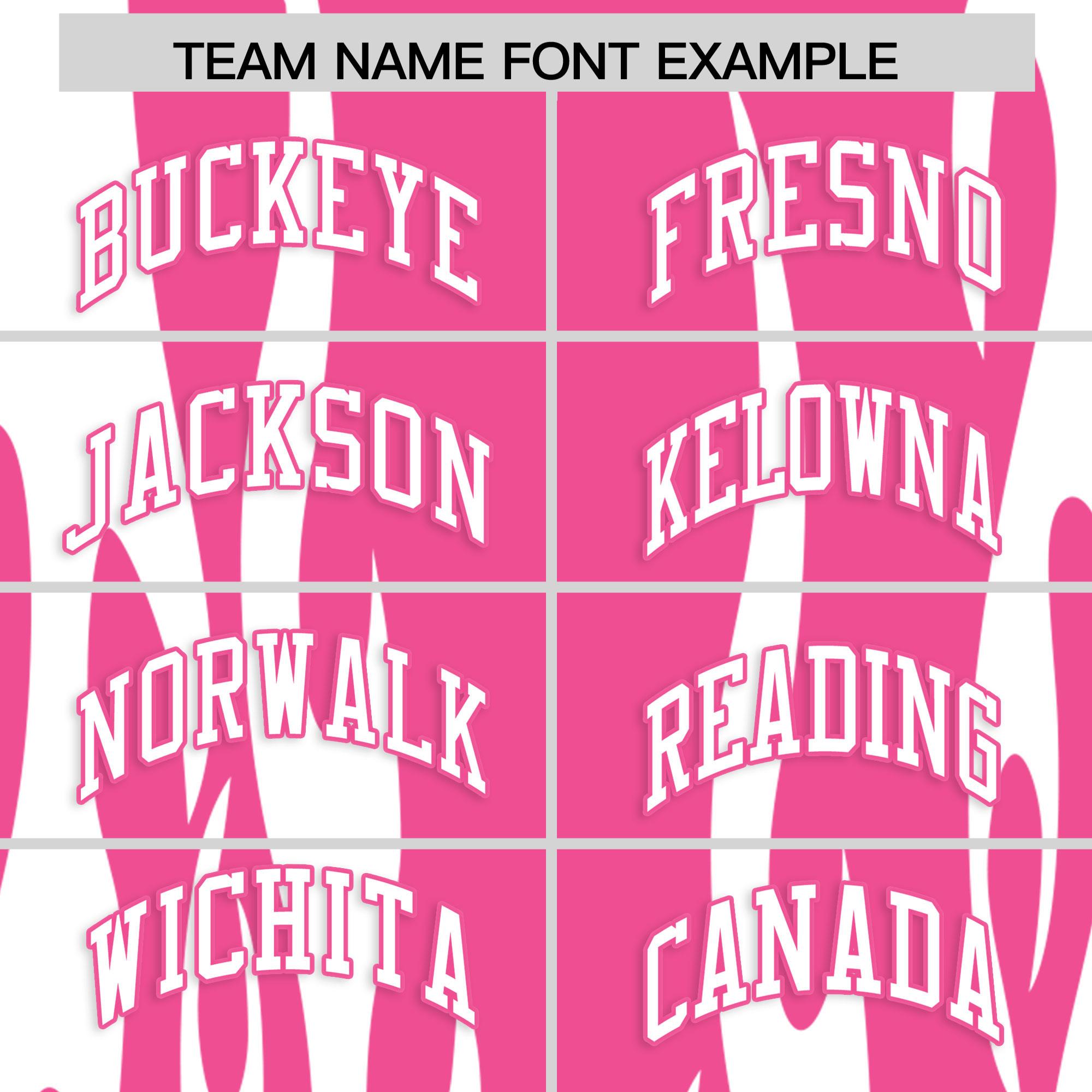 Custom Pink White Flame Pattern Authentic Pullover Baseball Jersey