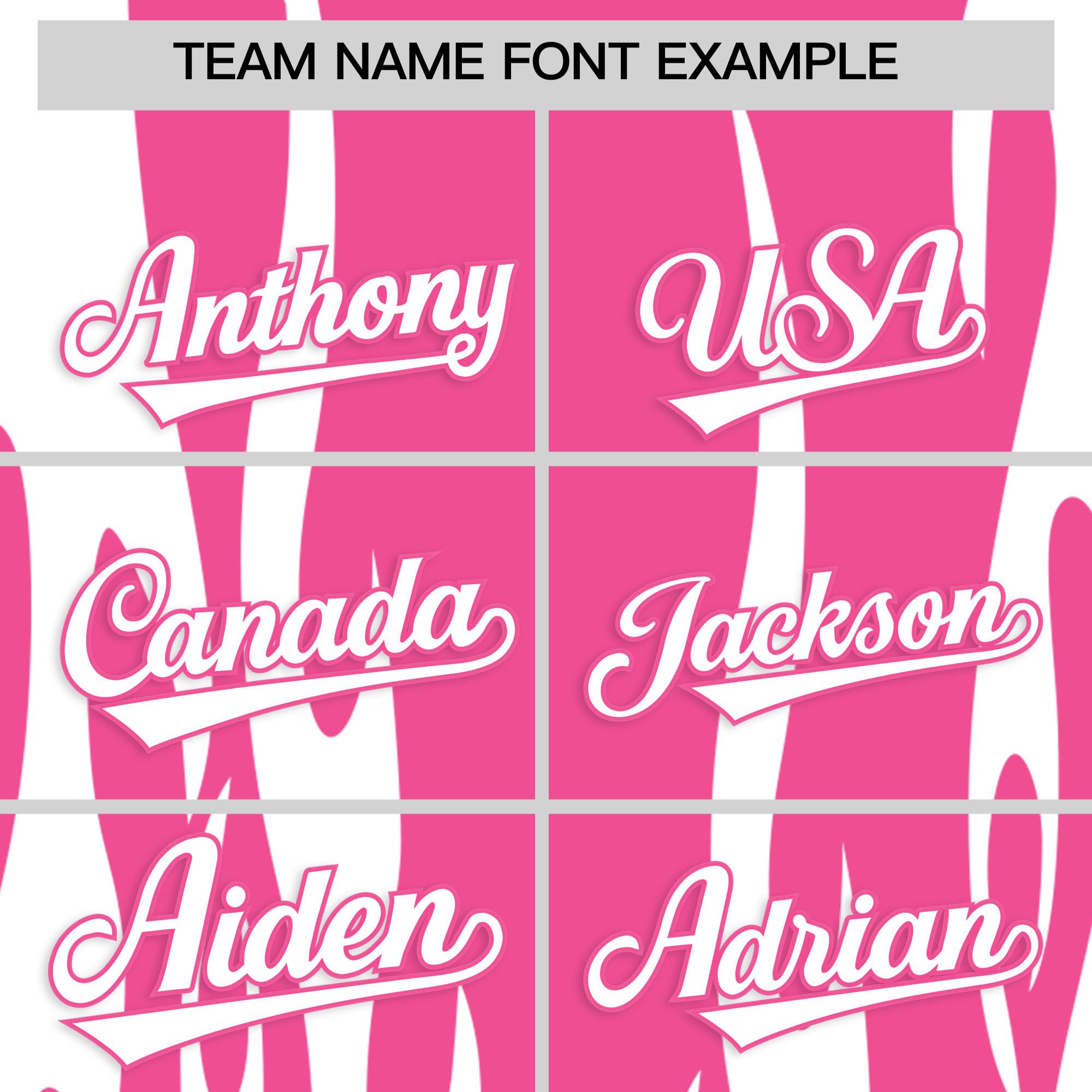 Custom Pink White Flame Pattern Authentic Pullover Baseball Jersey