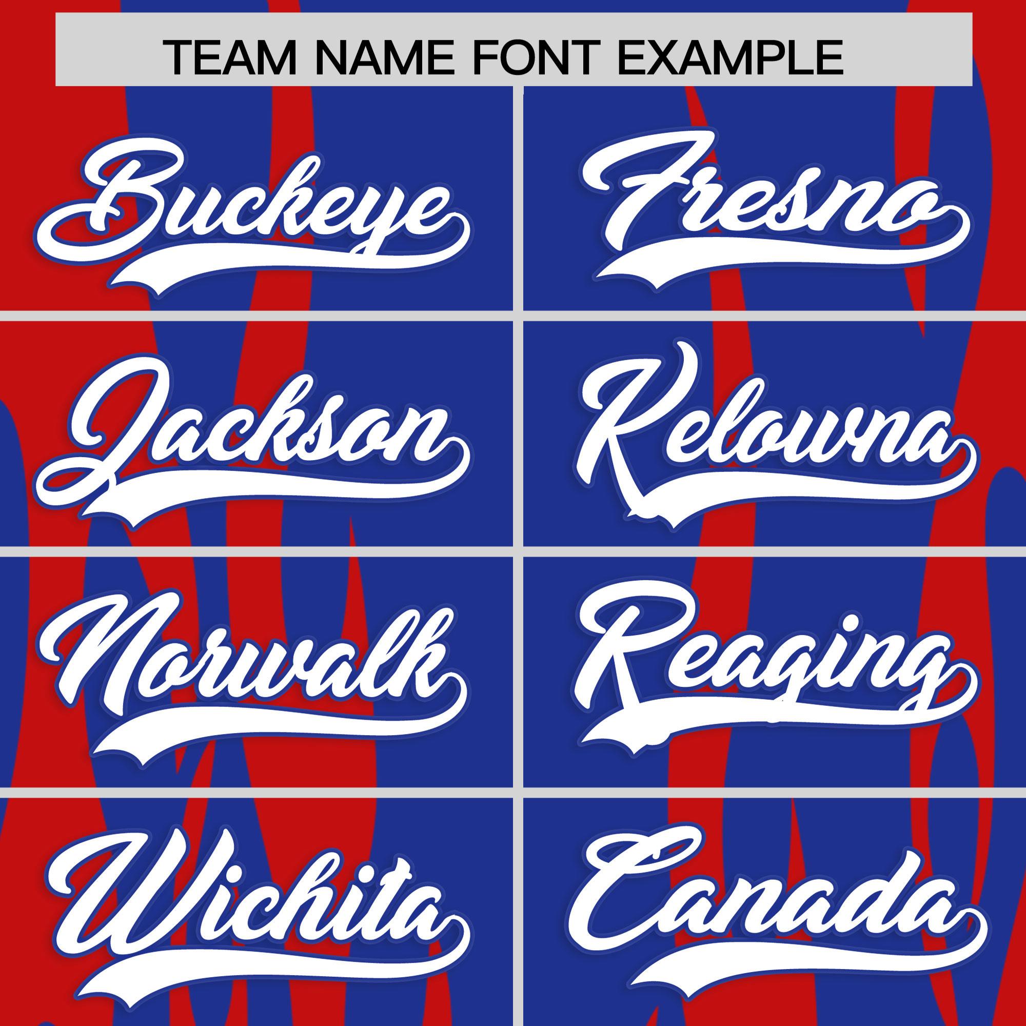 Custom Royal Red Flame Pattern Authentic Pullover Baseball Jersey