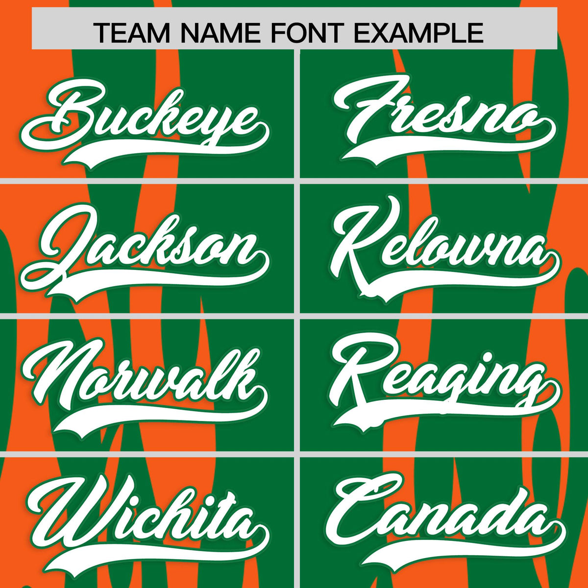 Custom Kelly Green Orange Flame Pattern Authentic Pullover Baseball Jersey