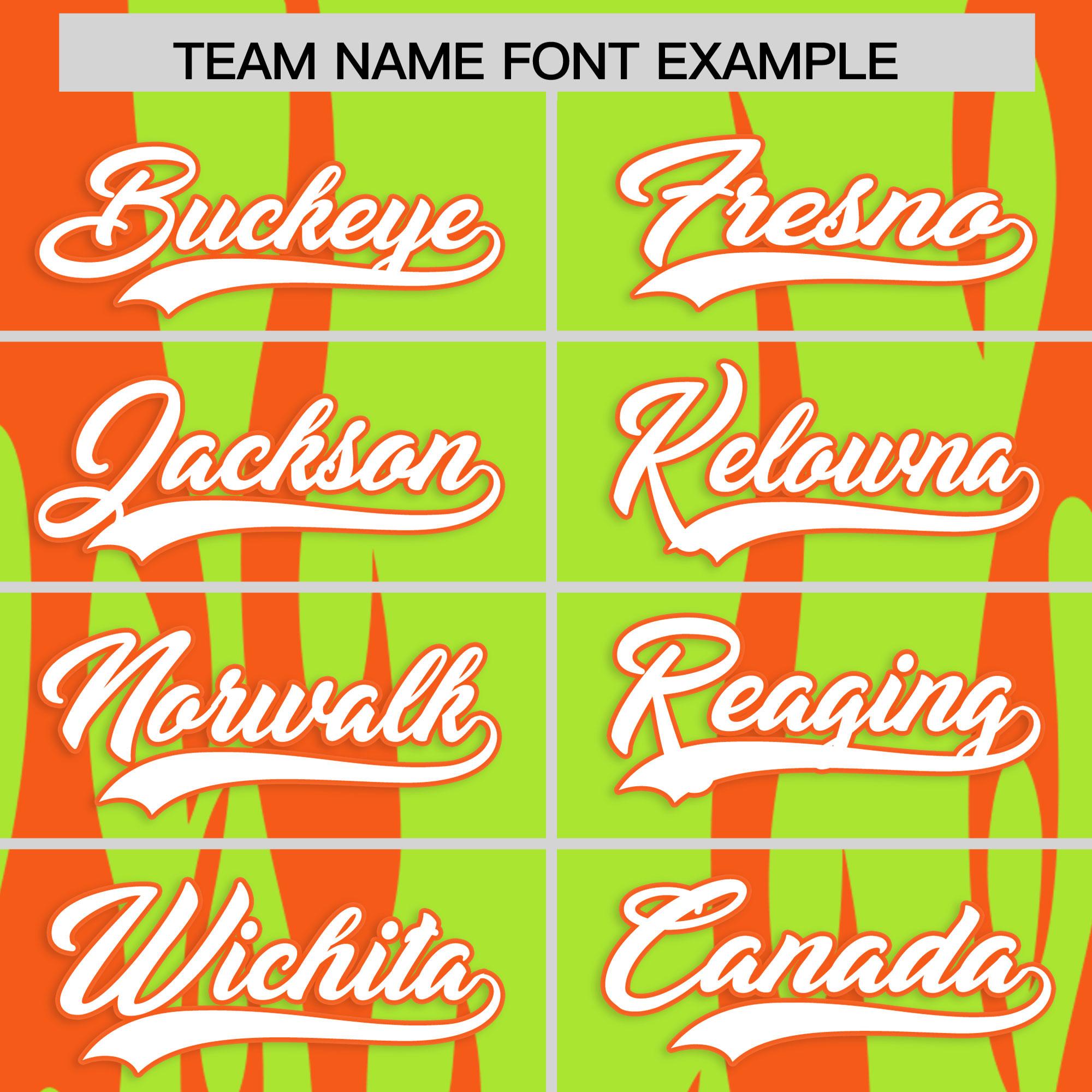 Custom Neon Green Orange Flame Pattern Authentic Pullover Baseball Jersey