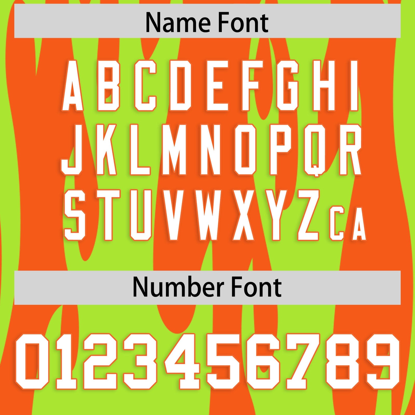 Custom Orange Neon Green Flame Pattern Authentic Pullover Baseball Jersey