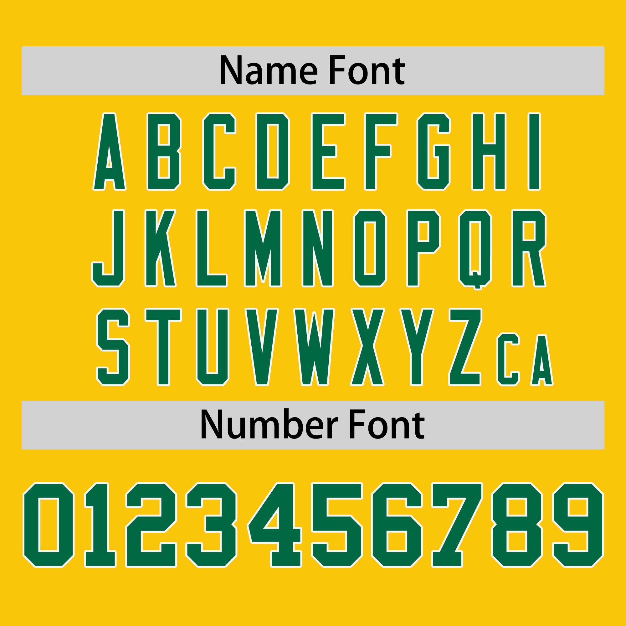 Custom Gold Kelly Green Personalized Horizontal Stripe Authentic Pullover Baseball Jersey