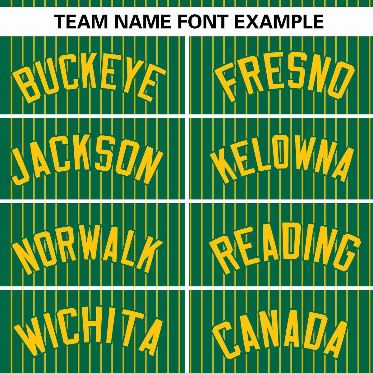 Custom Kelly Green Gold Stripe Fashion Authentic Pullover Baseball Jersey