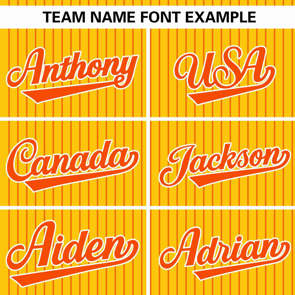 Custom Gold Orange Stripe Fashion Authentic Pullover Baseball Jersey